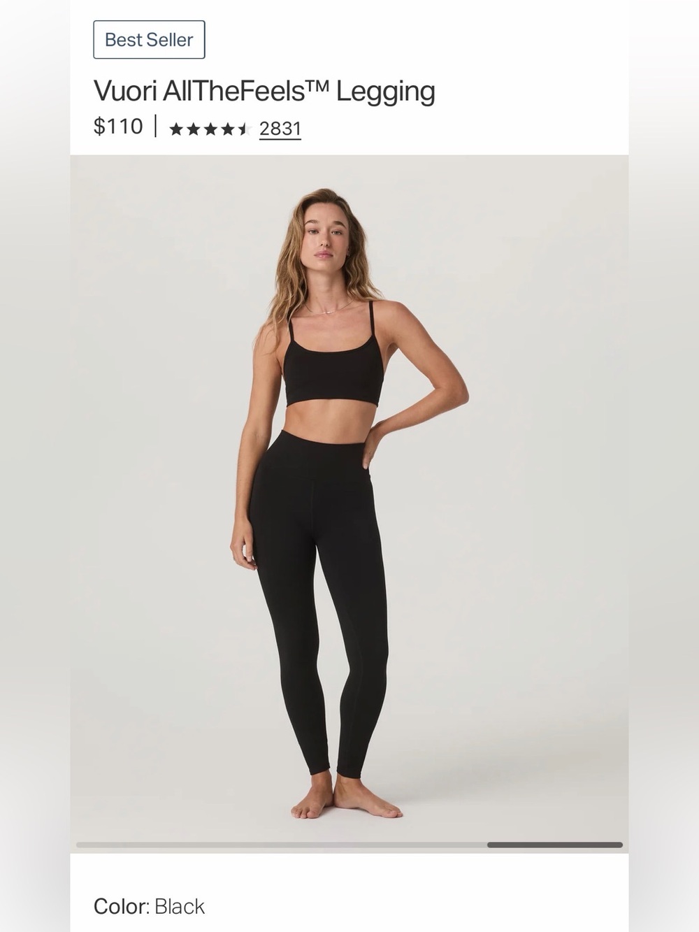 NWT Vuori AllTheFeels leggings 🔥